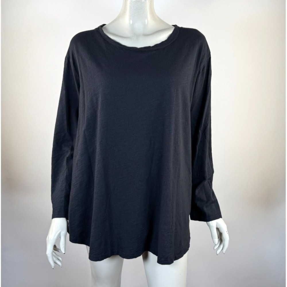 Fresh Produce Catalina Shirt Women 2X NWT Long Sleeve Stretch Cotton Tunic Top